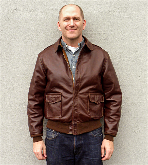 Good Wear Leather's Rough Wear Type A-2 Front View