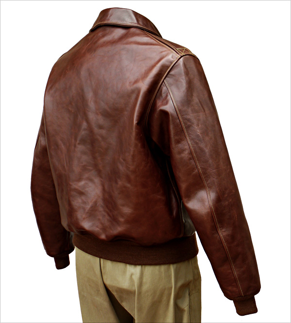Good Wear Leather's Rough Wear Type A-2 Reverse View