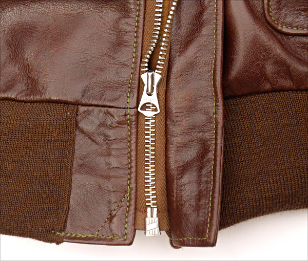 Good Wear Leather's Rough Wear Type A-2 Talon Zipper