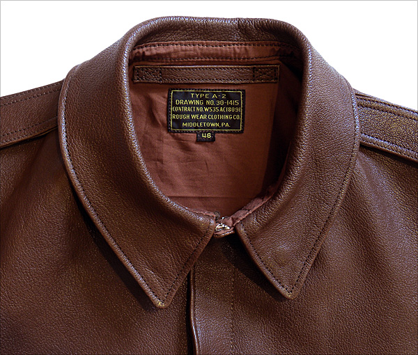 Good Wear reproduction Collar based on the Rough Wear W535-ac-18091 A-2 contract of WWII