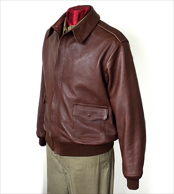Good Wear reproduction Front View based on the Rough Wear W535-ac-18091 A-2 contract of WWII