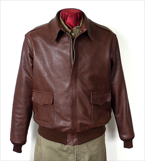 Good Wear reproduction Front View based on the Rough Wear W535-ac-18091 A-2 contract of WWII