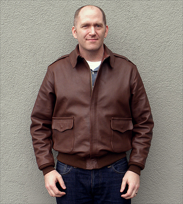Good Wear reproduction Front View based on the Rough Wear W535-ac-18091 A-2 contract of WWII