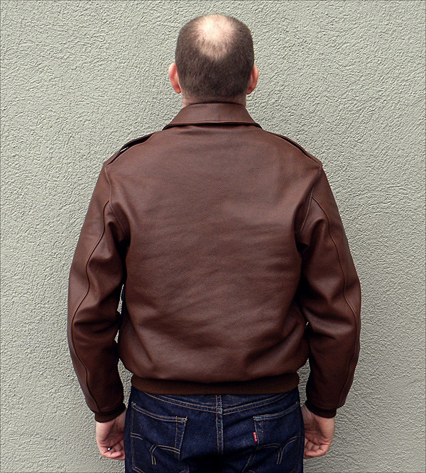 Good Wear reproduction Back View based on the Rough Wear W535-ac-18091 A-2 contract of WWII