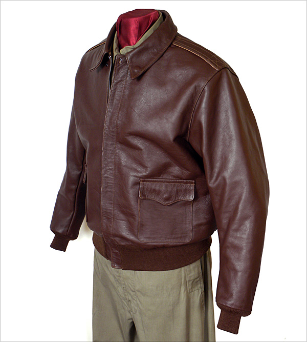 Good Wear Leather's Star Sportswear Type A-2 Jacket Front View