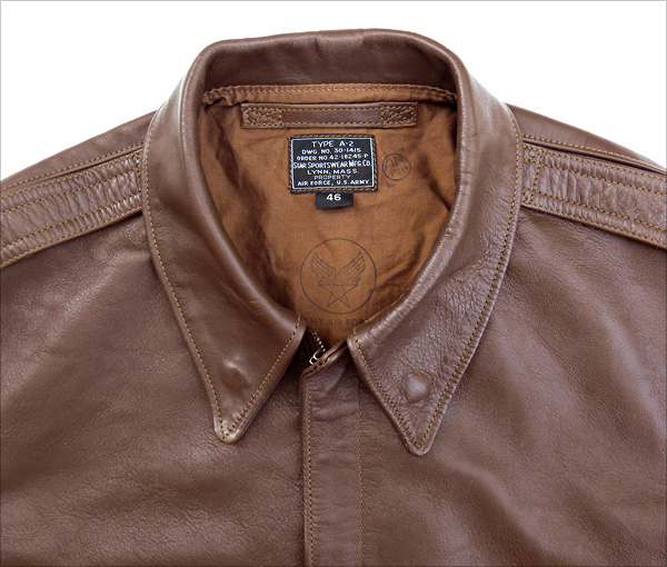 Good Wear Leather's Star Sportswear Type A-2 Jacket Collar