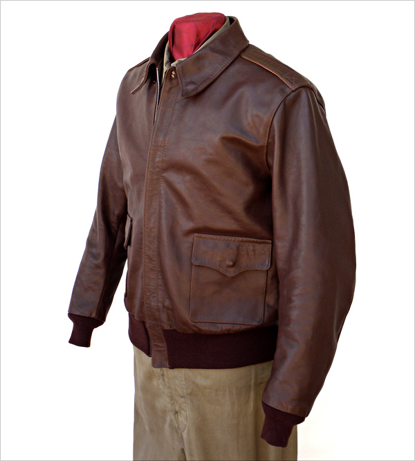 Good Wear Leather's Star Sportswear Type A-2 Jacket Front View