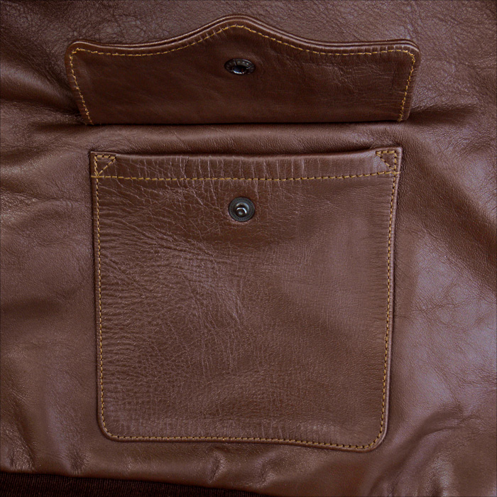 Good Wear Leather's Star Sportswear Type A-2 Jacket Pocket