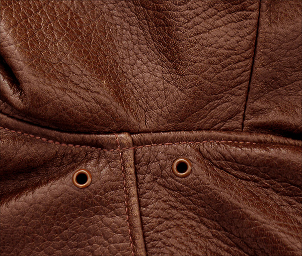 Good Wear Leather Type A-1 Jacket Seams