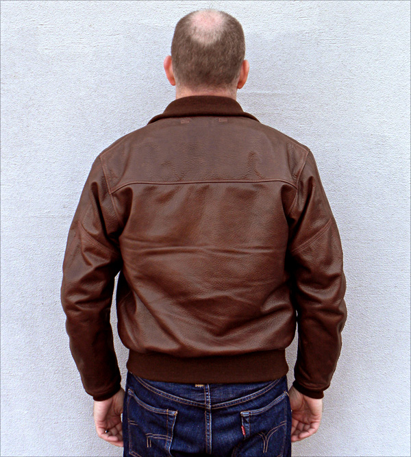 Good Wear Leather Type A-1 Jacket Reverse View