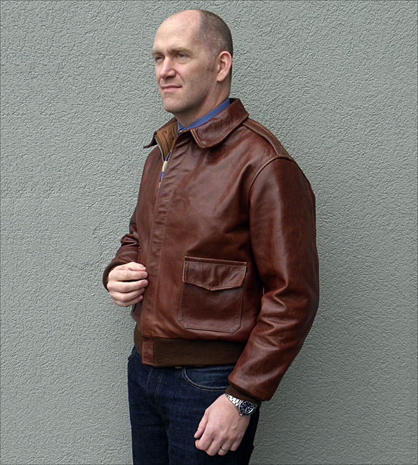 Good Wear Leather's United Sheeplined Type A-2 Flight Jacket