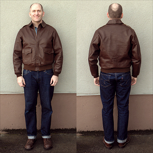 Good Wear Leather Werber Sportswear 42-1402-P Type A-2 Jacket