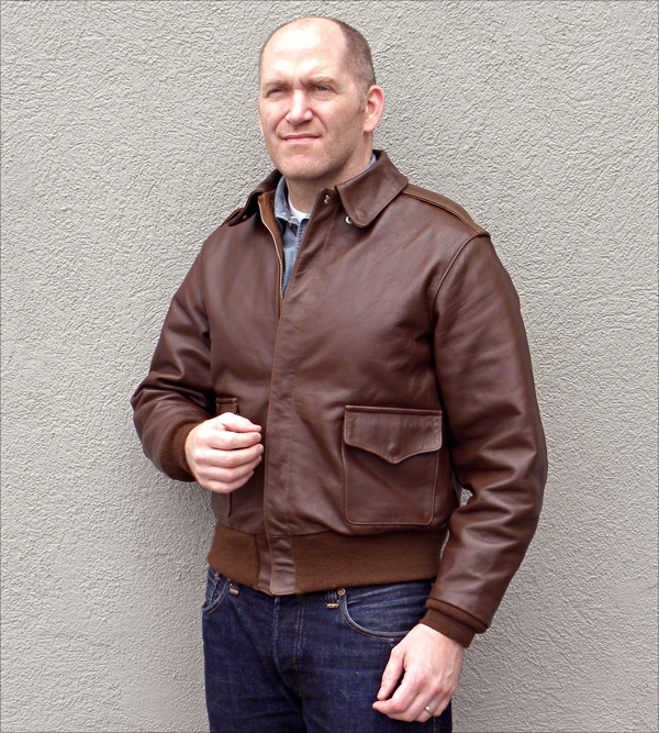 Good Wear Leather's No-Name 42-18246-P Type A-2 Flight Jacket