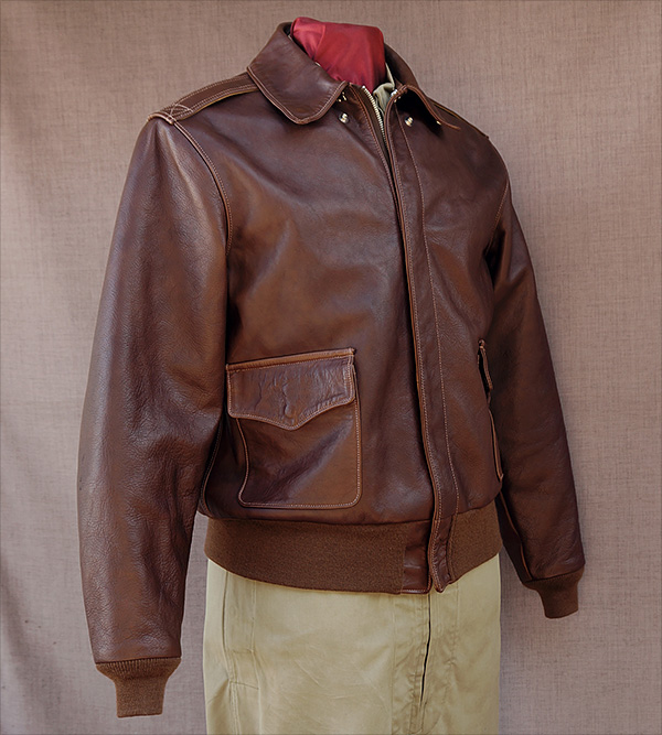 Good Wear Leather's No-Name 42-18246-P Type A-2 Flight Jacket