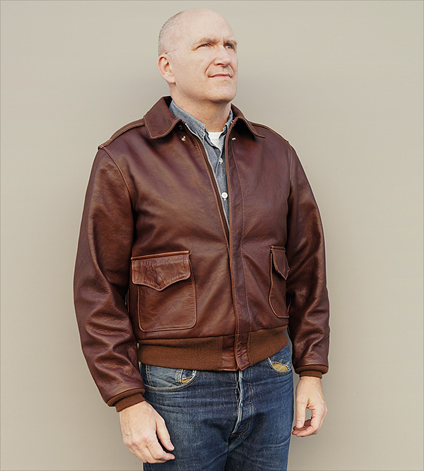 Good Wear Leather Coat Company — No-Name 42-18246-P Type A-2 Flight Jacket