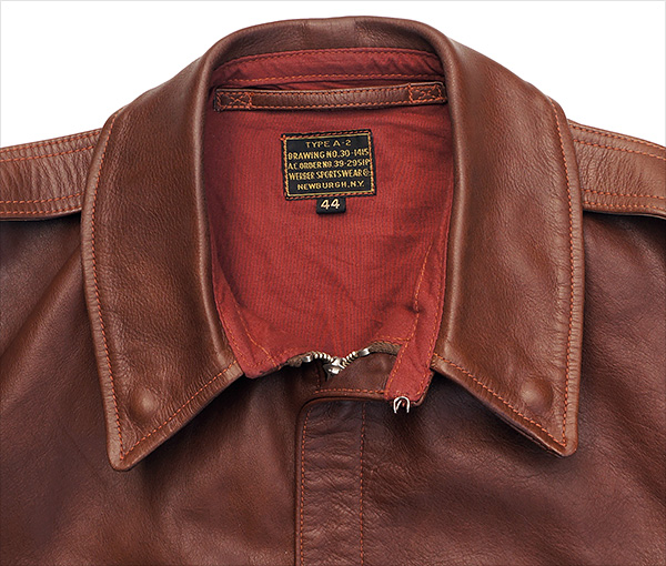 Good Wear Leather 1939 Werber Type A-2 Jacket Collar