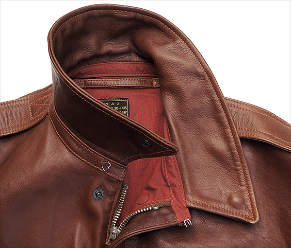 Good Wear Leather 1939 Werber Type A-2 Jacket Collar