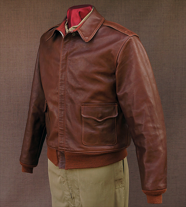 Good Wear Leather 1939 Werber Type A-2 Jacket Front View 