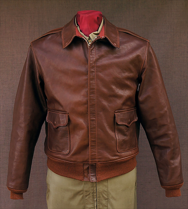 Good Wear Leather 1939 Werber Type A-2 Jacket Front View 