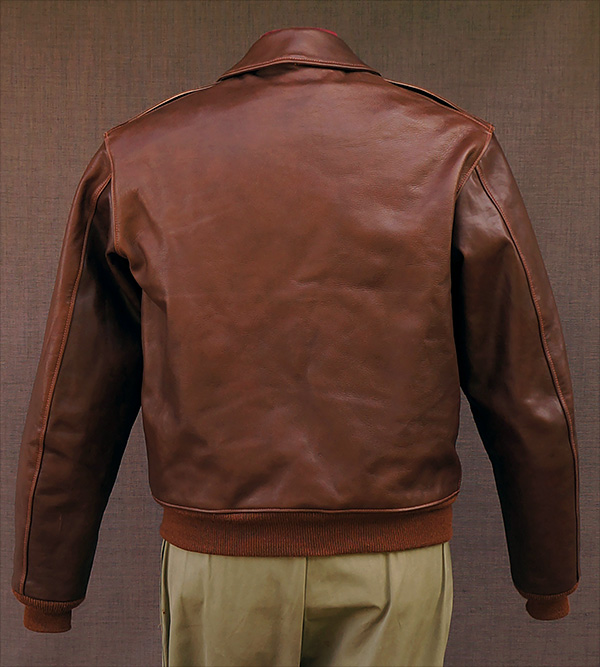 Good Wear Leather 1939 Werber Type A-2 Jacket Reverse View 