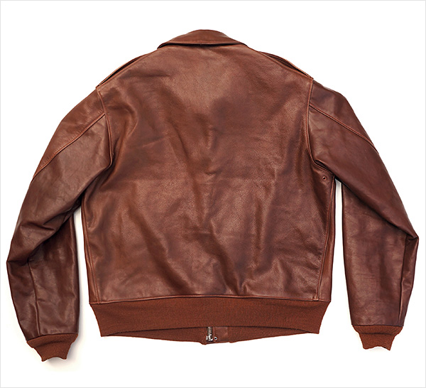 Good Wear Leather 1939 Werber Type A-2 Jacket Reverse View Flat
