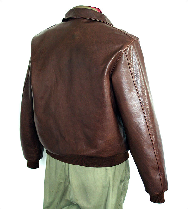Good Wear Leather 27753 Type A-2 Jacket Reverse View 