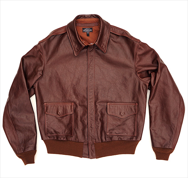 Good Wear Leather Aero W535-ac-16160 Type A-2 Jacket Flat View