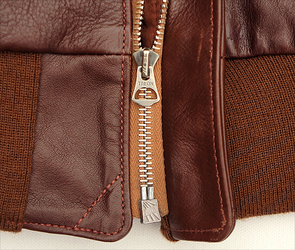 Good Wear Leather Aero W535-ac-16160 Type A-2 Jacket Zipper