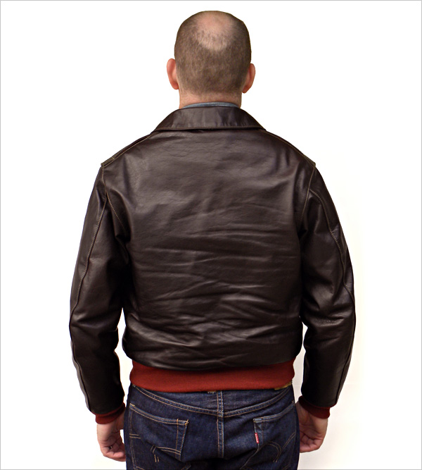Good Wear Leather 42-18775-P Type A-2 Jacket Reverse View 
