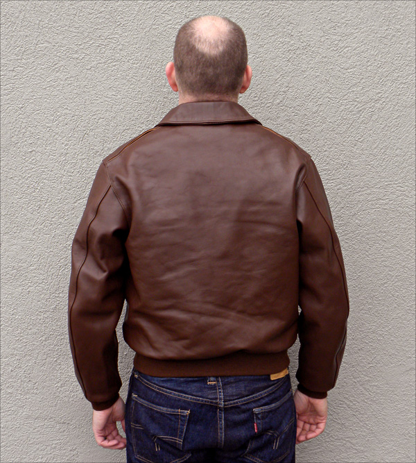 Good Wear Leather 42-18775-P Type A-2 Jacket Reverse View 