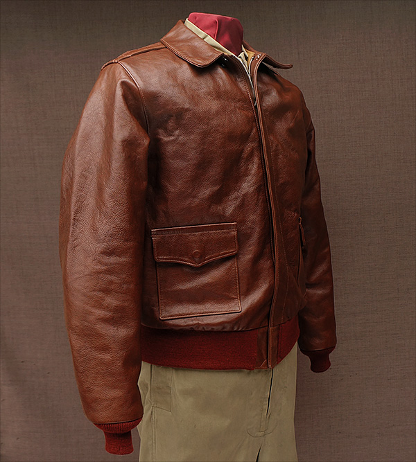 Good Wear Aero Leather 42-18775-P Type A-2 Flight Jacket Horsehide