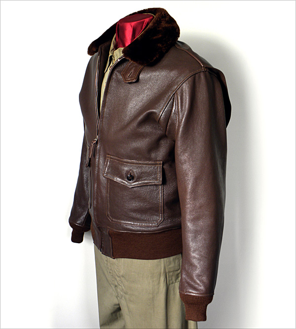 Good Wear Leather Bogen & Tenenbaum AN-6552 Jacket Front View 