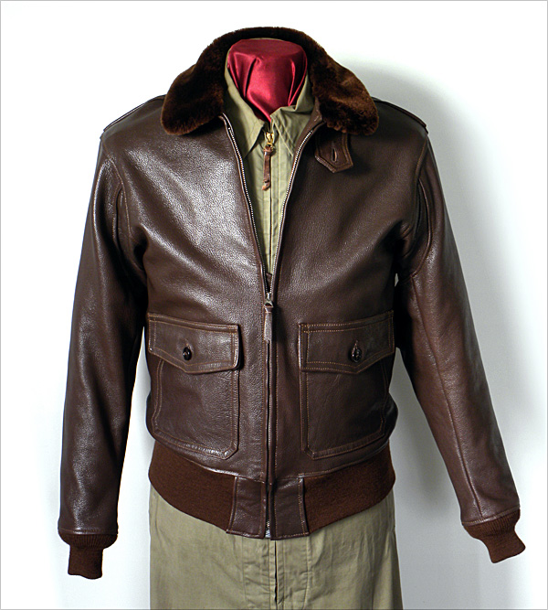 Good Wear Leather Bogen & Tenenbaum AN-6552 Jacket Front View 