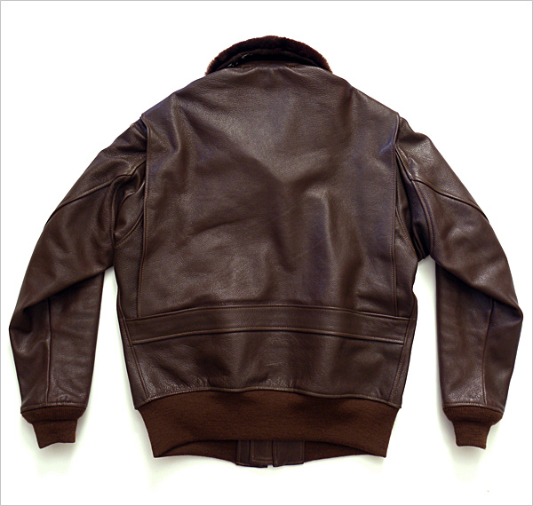 Good Wear Leather Bogen & Tenenbaum AN-6552 Jacket Reverse View Flat