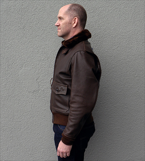Good Wear Leather Bogen & Tenenbaum AN-6552 Jacket Side View