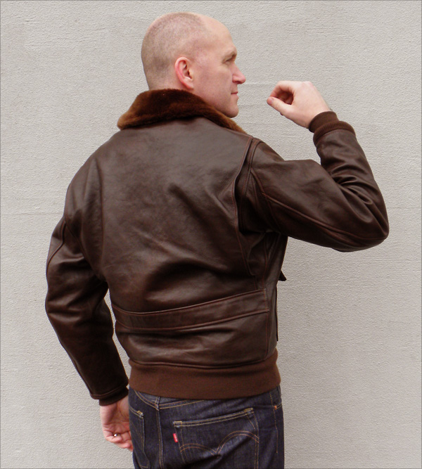 Good Wear Leather Bogen & Tenenbaum AN-6552 Jacket Reverse View