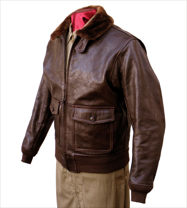 Good Wear Leather Bogen & Tenenbaum AN-6552 Jacket Front View 