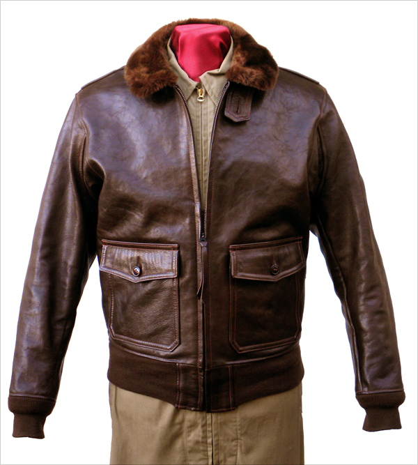 Good Wear Leather Bogen & Tenenbaum AN-6552 Jacket Front View 