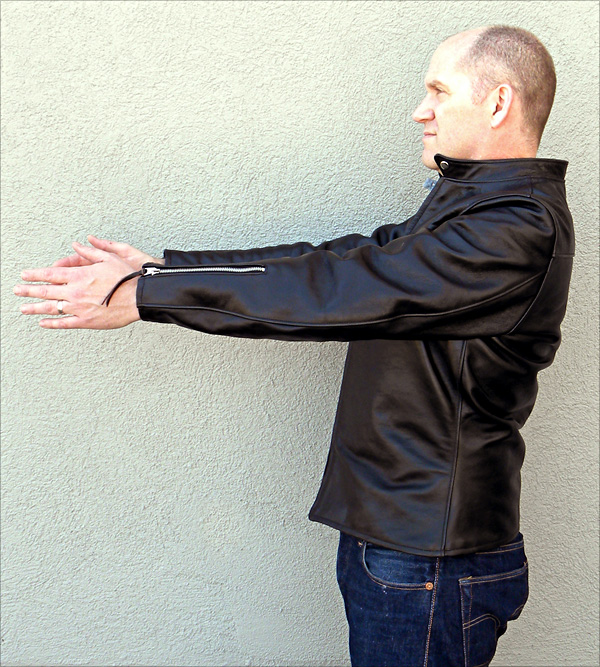 California Sportwear Racer Jacket Side View