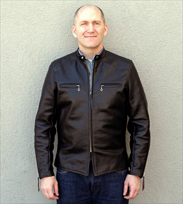 California Sportwear Racer Jacket Front View