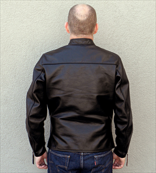 California Sportwear Racer Jacket Reverse View