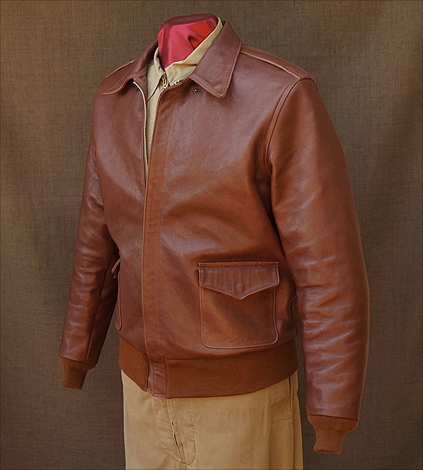 Good Wear Leather's David D. Doniger Type A-2 Front View