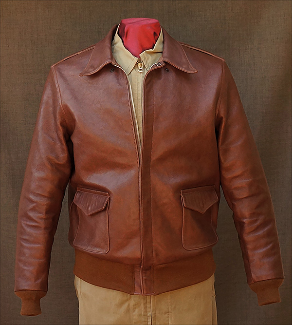 Good Wear Leather's David D. Doniger Type A-2 Front View