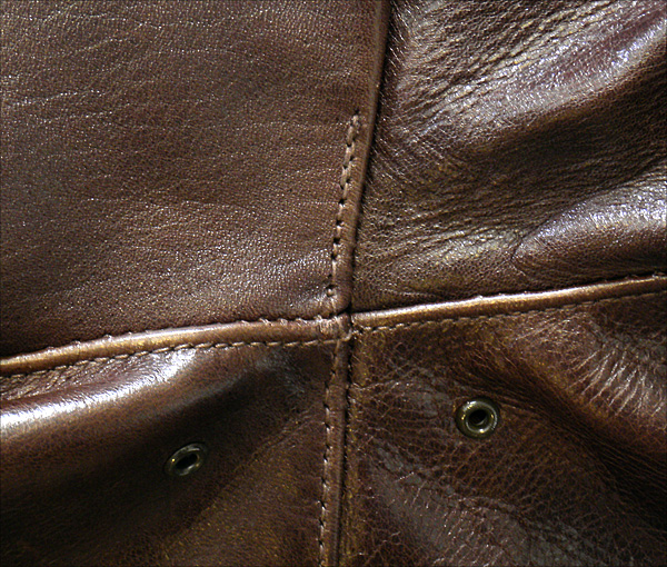 Good Wear Leather's J.A. Dubow Arm Seams