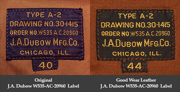 Good Wear Leather's J.A. Dubow Label