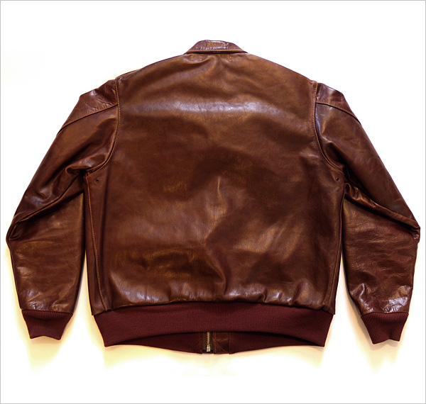 Good Wear Leather's J.A. Dubow Type A-2 Jacket Flat Reverse