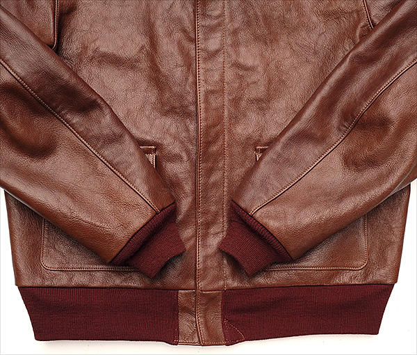 Good Wear Leather's J.A. Dubow Type A-2 Flight Jacket Front View