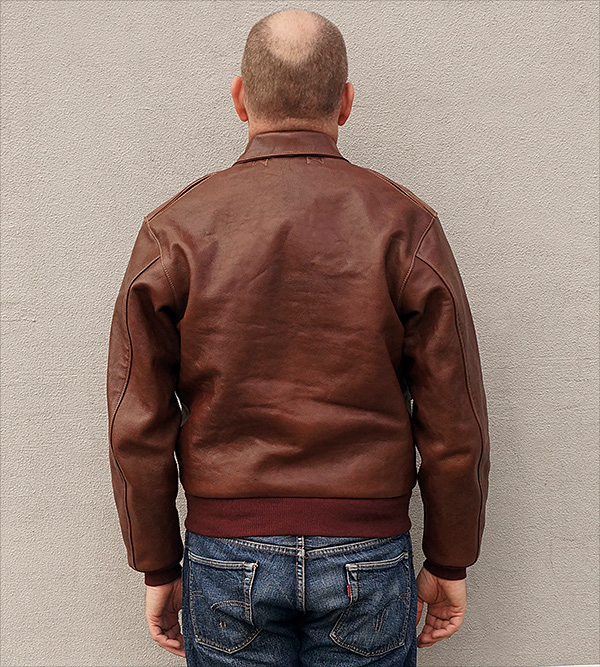 Good Wear Leather's J.A. Dubow Type A-2 Flight Jacket Front View