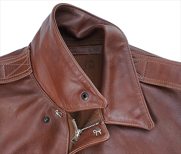 Good Wear Leather's J.A. Dubow Type A-2 Flight Jacket Front View