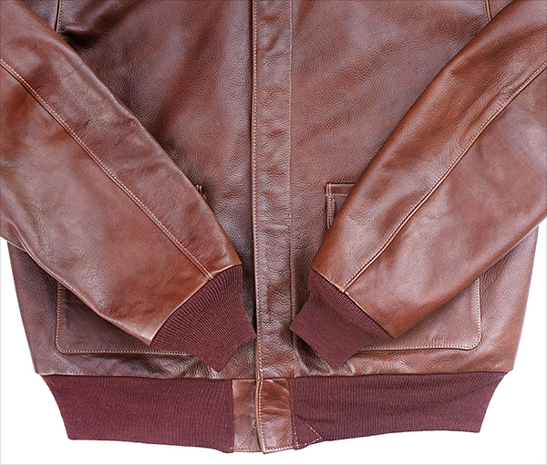 Good Wear Leather's J.A. Dubow Type A-2 Flight Jacket Front View